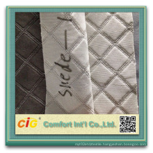 Fashion New Design Embroidery Suede with Foam